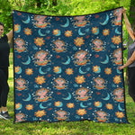 Cute Cartoon Aquarius Pattern Print Quilt