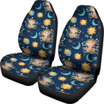 Cute Cartoon Aquarius Pattern Print Universal Fit Car Seat Covers