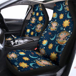 Cute Cartoon Aquarius Pattern Print Universal Fit Car Seat Covers