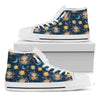 Cute Cartoon Aquarius Pattern Print White High Top Shoes