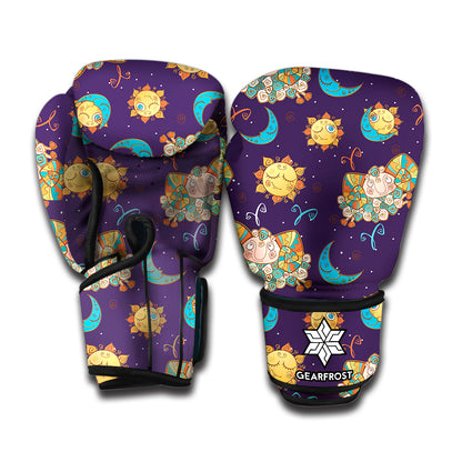 Cute Cartoon Aries Pattern Print Boxing Gloves