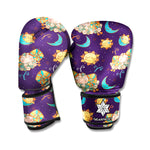 Cute Cartoon Aries Pattern Print Boxing Gloves