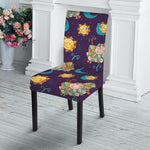 Cute Cartoon Aries Pattern Print Dining Chair Slipcover
