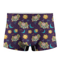 Cute Cartoon Aries Pattern Print Men's Boxer Briefs
