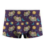 Cute Cartoon Aries Pattern Print Men's Boxer Briefs