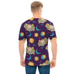 Cute Cartoon Aries Pattern Print Men's T-Shirt