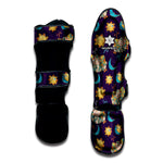 Cute Cartoon Aries Pattern Print Muay Thai Shin Guard