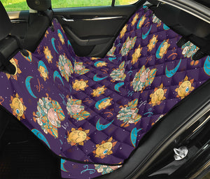 Cute Cartoon Aries Pattern Print Pet Car Back Seat Cover