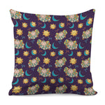 Cute Cartoon Aries Pattern Print Pillow Cover