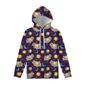 Cute Cartoon Aries Pattern Print Pullover Hoodie