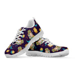 Cute Cartoon Aries Pattern Print White Sneakers
