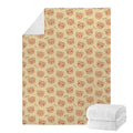 Cute Cartoon Baby Bear Pattern Print Blanket