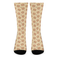 Cute Cartoon Baby Bear Pattern Print Crew Socks