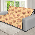 Cute Cartoon Baby Bear Pattern Print Futon Protector