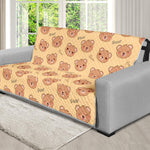 Cute Cartoon Baby Bear Pattern Print Futon Protector