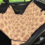 Cute Cartoon Baby Bear Pattern Print Pet Car Back Seat Cover