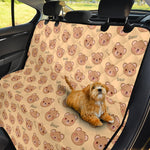 Cute Cartoon Baby Bear Pattern Print Pet Car Back Seat Cover