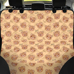 Cute Cartoon Baby Bear Pattern Print Pet Car Back Seat Cover