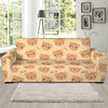 Cute Cartoon Baby Bear Pattern Print Sofa Slipcover