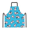 Cute Cartoon Baby Cow Pattern Print Apron