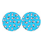 Cute Cartoon Baby Cow Pattern Print Car Coasters
