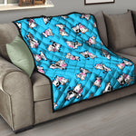 Cute Cartoon Baby Cow Pattern Print Quilt