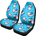 Cute Cartoon Baby Cow Pattern Print Universal Fit Car Seat Covers