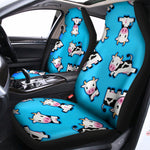 Cute Cartoon Baby Cow Pattern Print Universal Fit Car Seat Covers