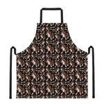 Cute Cartoon Beagle Pattern Print Apron