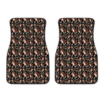 Cute Cartoon Beagle Pattern Print Front Car Floor Mats