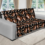 Cute Cartoon Beagle Pattern Print Futon Protector