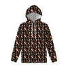 Cute Cartoon Beagle Pattern Print Pullover Hoodie