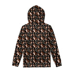 Cute Cartoon Beagle Pattern Print Pullover Hoodie