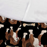 Cute Cartoon Beagle Pattern Print Sofa Cover