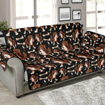 Cute Cartoon Beagle Pattern Print Sofa Protector