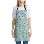 Cute Cartoon Bee Pattern Print Apron