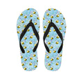 Cute Cartoon Bee Pattern Print Flip Flops