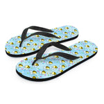 Cute Cartoon Bee Pattern Print Flip Flops