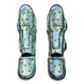 Cute Cartoon Bee Pattern Print Muay Thai Shin Guards