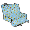 Cute Cartoon Bee Pattern Print Pet Car Back Seat Cover