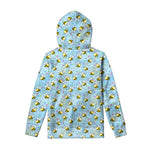 Cute Cartoon Bee Pattern Print Pullover Hoodie