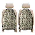 Cute Cartoon Cactus Pattern Print Car Seat Organizers