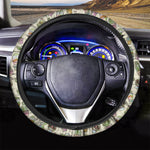 Cute Cartoon Cactus Pattern Print Car Steering Wheel Cover