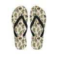 Cute Cartoon Cactus Pattern Print Flip Flops