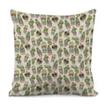 Cute Cartoon Cactus Pattern Print Pillow Cover