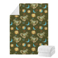 Cute Cartoon Cancer Pattern Print Blanket