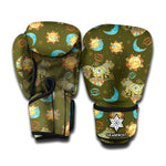 Cute Cartoon Cancer Pattern Print Boxing Gloves