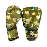 Cute Cartoon Cancer Pattern Print Boxing Gloves