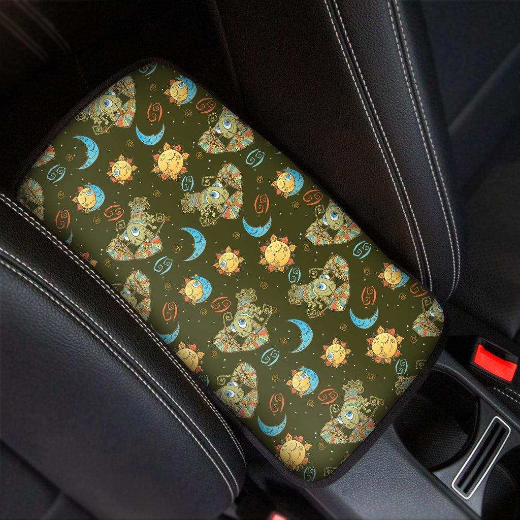 Cute Cartoon Cancer Pattern Print Car Center Console Cover