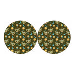 Cute Cartoon Cancer Pattern Print Car Coasters